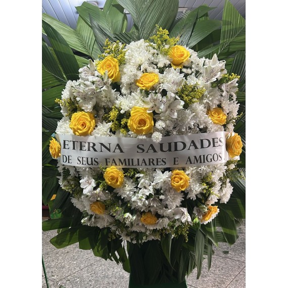 Coroa de Flores Premium – Média (1,50 x 1,40)